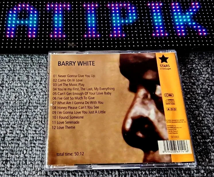 Cd Barry White - Stars Vintage 1- 2 Títulos Cultos Importação Rara 💿 – photo 2
